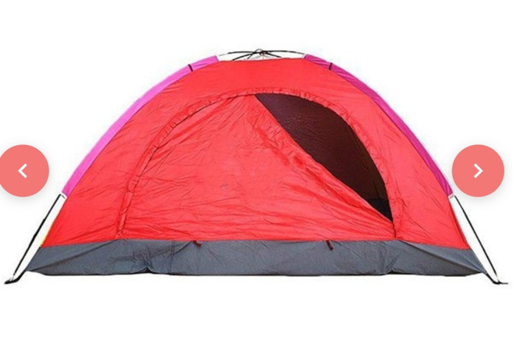 چادر مسافرتی 4نفره عصایی مدل tent_4 ضدآب